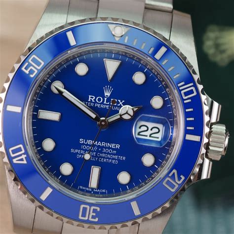 rolex submarine smurf for sale.